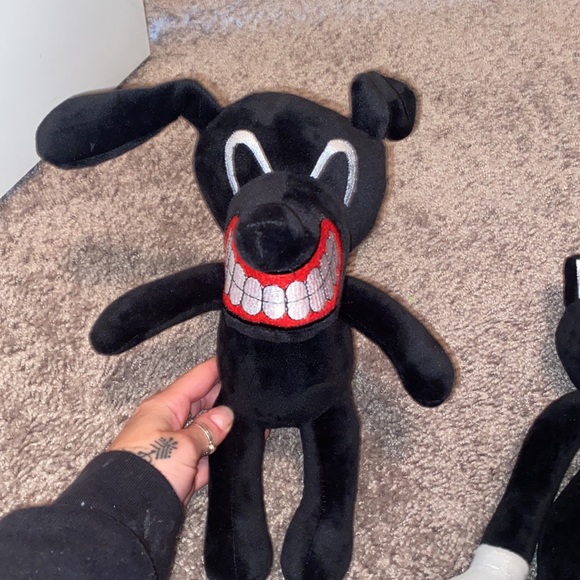 3 pack of Cartoon Dog & Cat Plush Toys - Picture 2 of 4